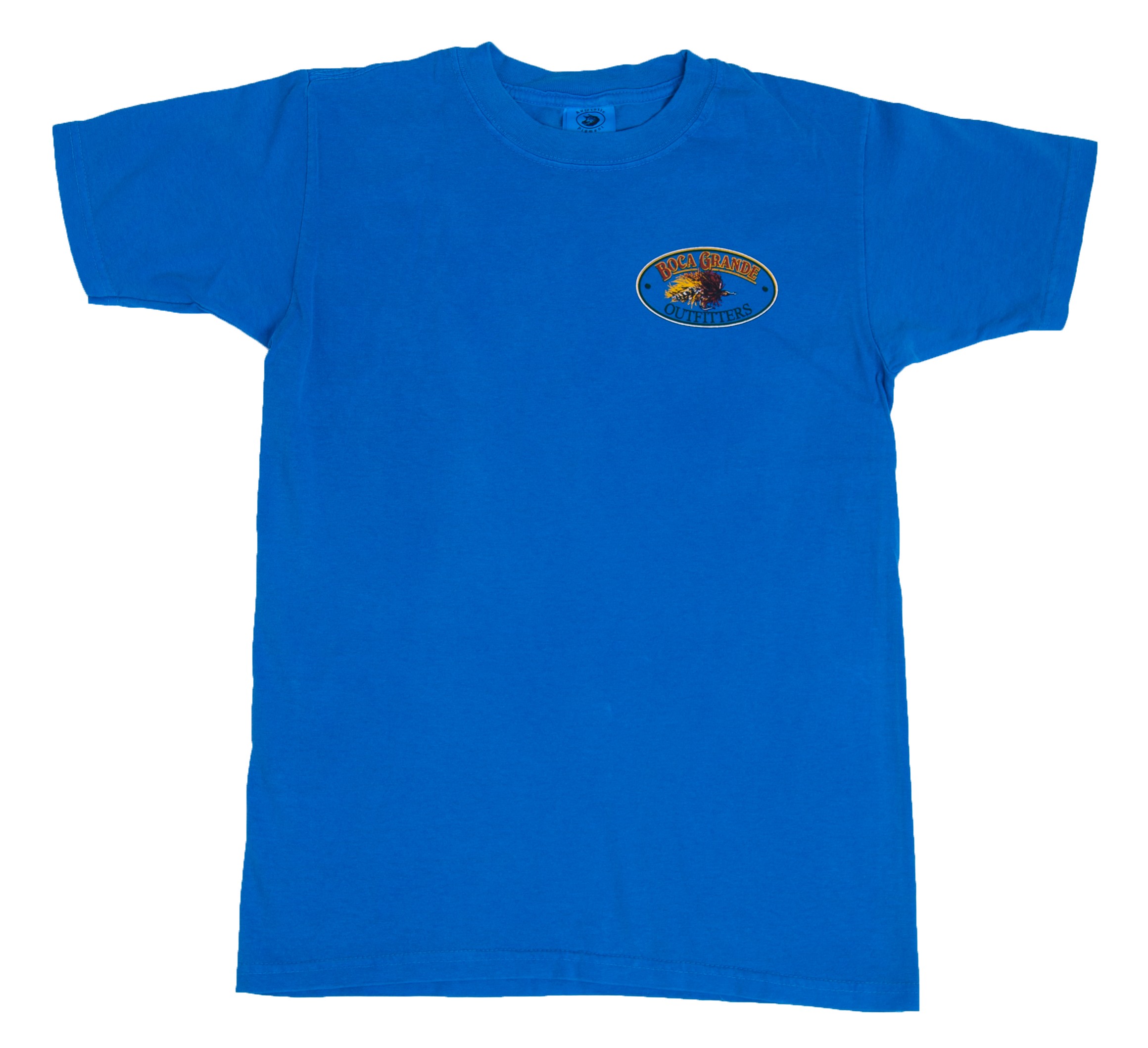 Boca Grande Outfitters Kids Short Sleeved Fly Logo T-Shirt - Western Sky